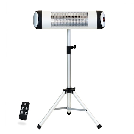 Patio Premier Adjustable Height Carbon Fiber Standing Patio Heater w/ Remote Control 101013